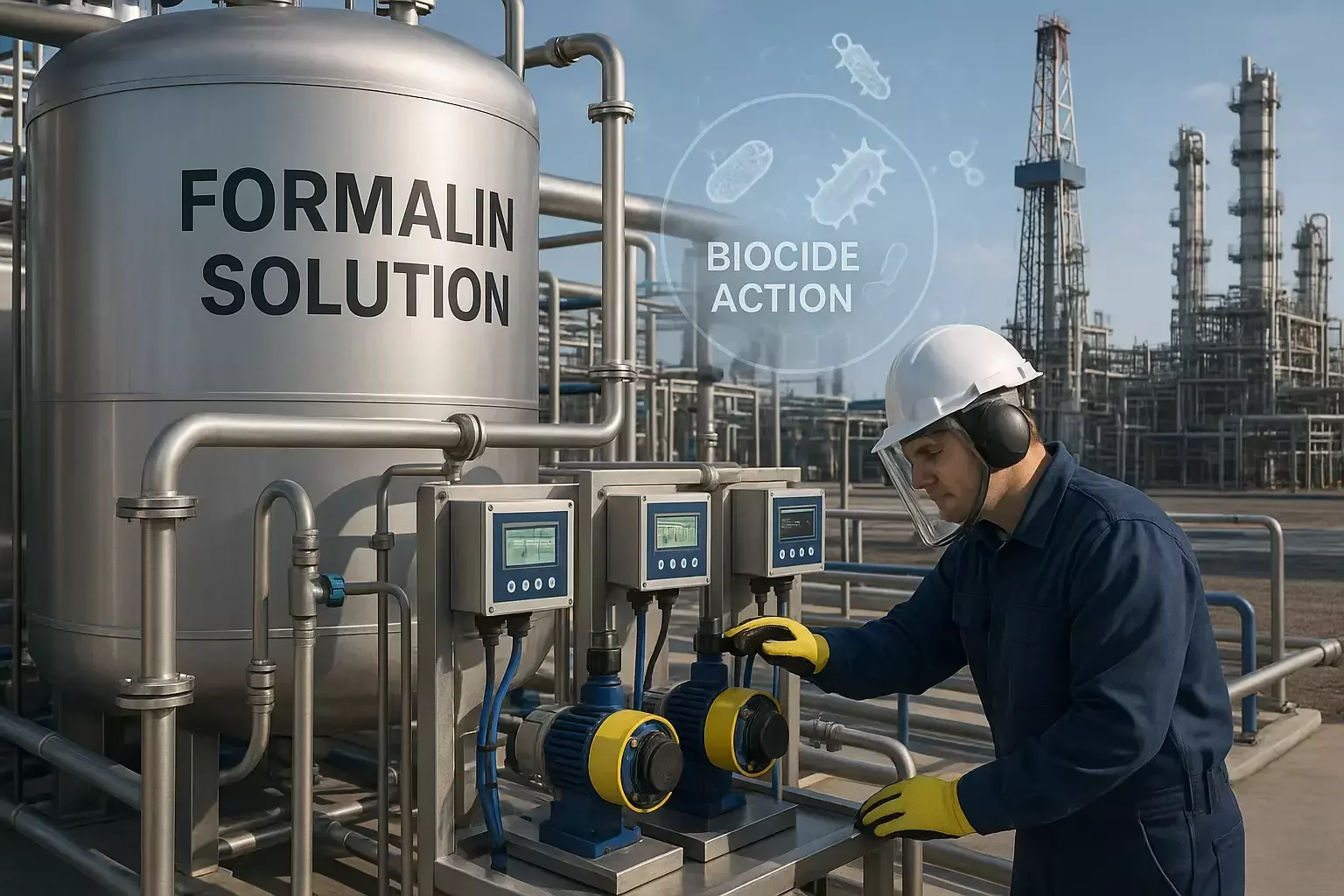 Why Oilfields Use Formalin: Biocides, Preservation & Process Control